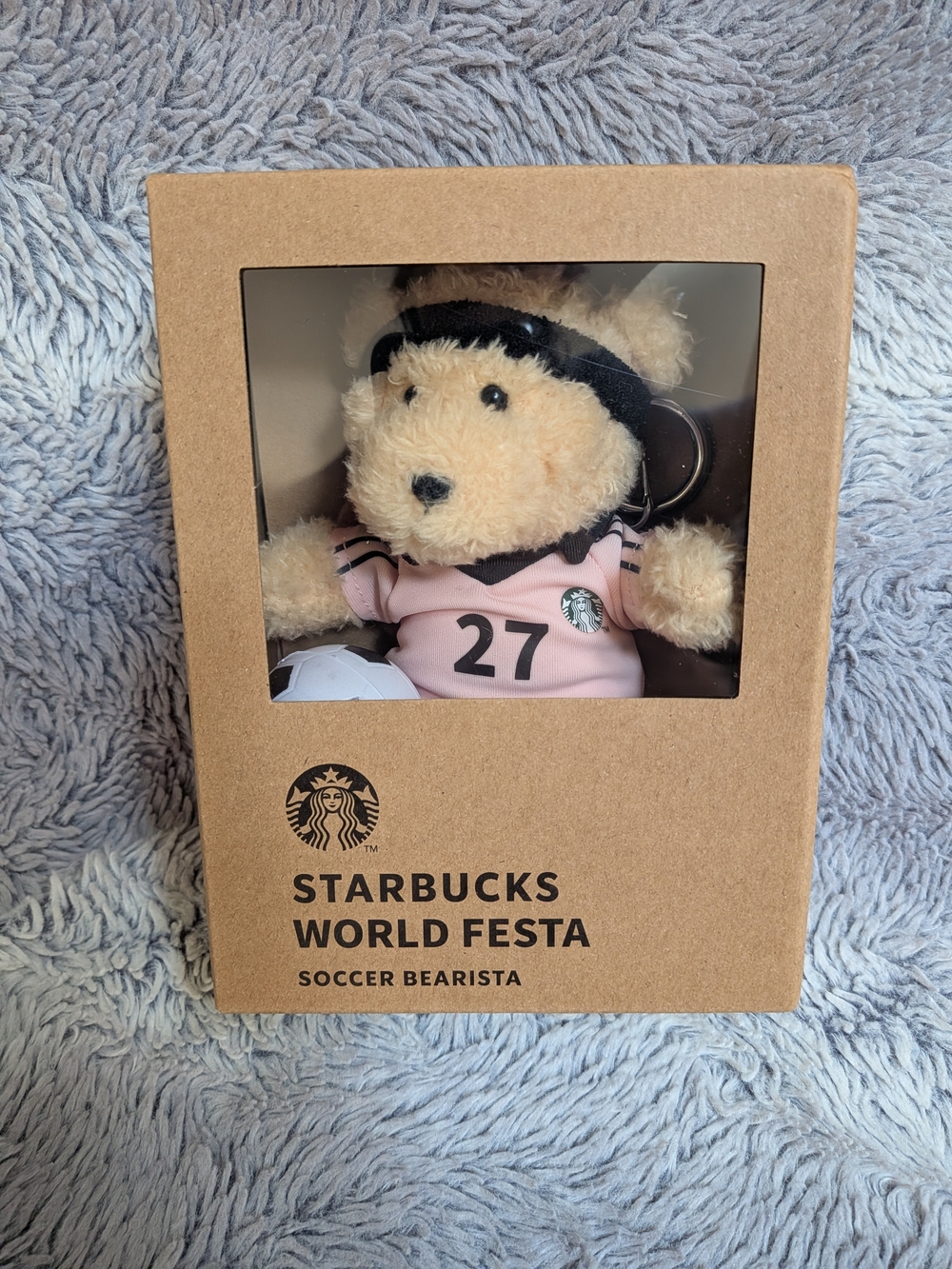 Starbucks Asia World Festa Soccer Mini Bearista Plush BNWT